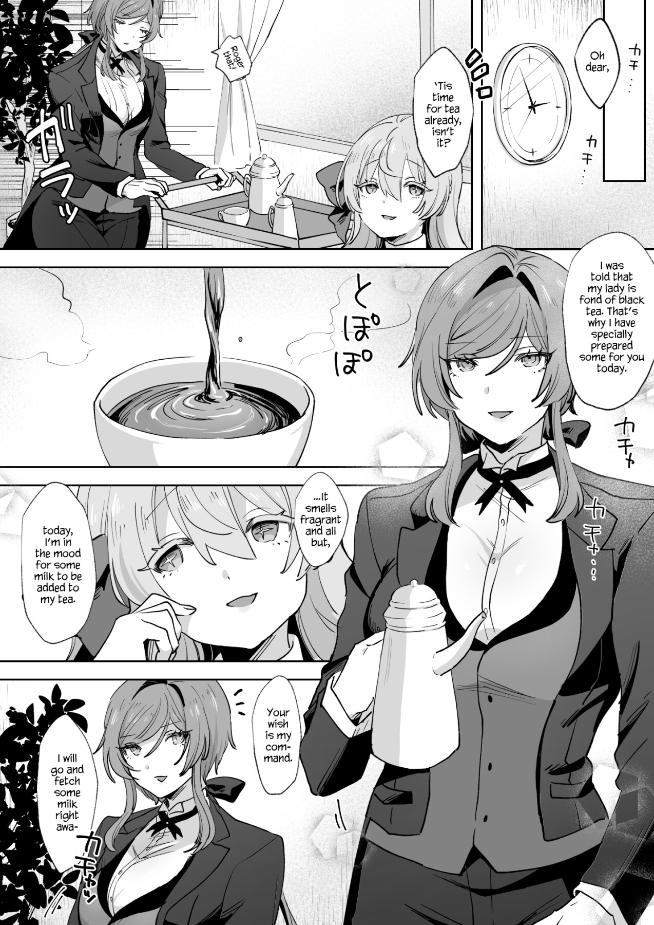 Hentai Manga Comic-A story about an obedient handsome butler who is developed into a lewd person by a young lady.-Read-12